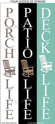 7514 - porch / patio / deck life - The Stencilsmith