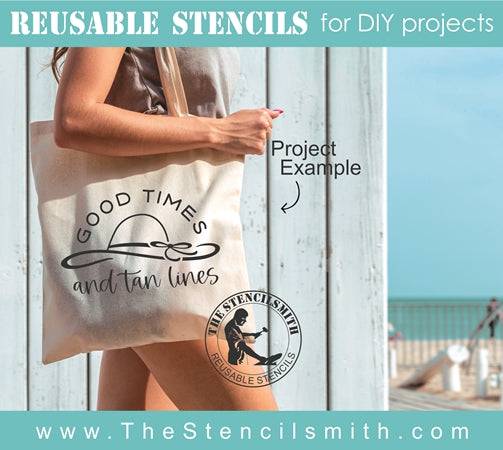 7516 - good times and tan lines - The Stencilsmith
