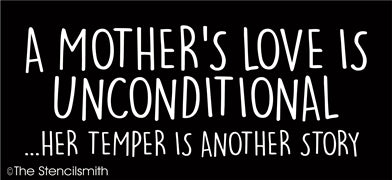 7518 - A mother's love is unconditional - The Stencilsmith