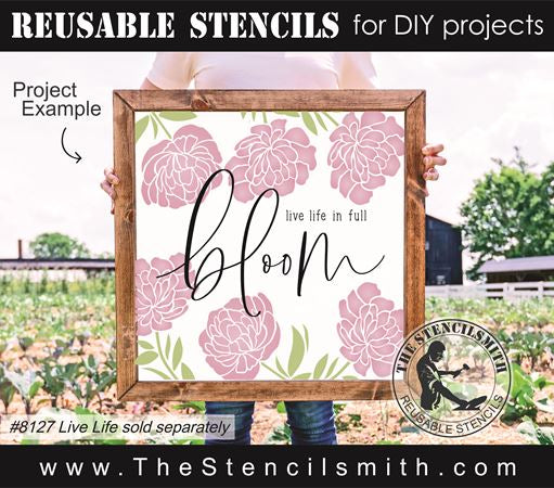 7520 - Peonies - The Stencilsmith