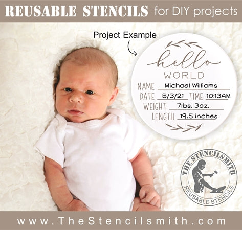 7526 - hello world - The Stencilsmith