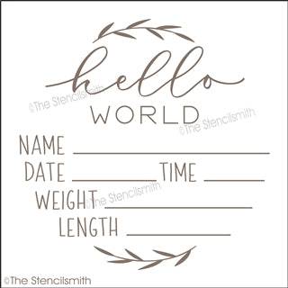 7526 - hello world - The Stencilsmith