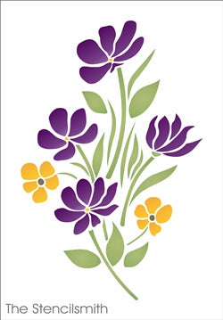 7528 - Flowers - The Stencilsmith