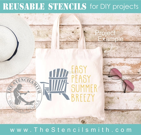 7545 - easy peasy summer breezy - The Stencilsmith