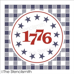 7557 - 1776 (plaid) - The Stencilsmith