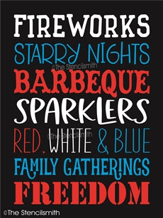 7554 - July fourth - The Stencilsmith