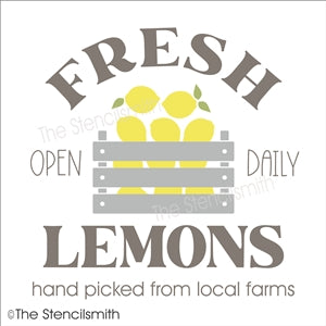 7556 - Fresh Lemons - The Stencilsmith
