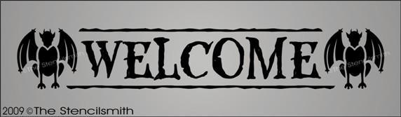 755 - Welcome - gargoyle - The Stencilsmith