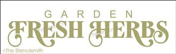 7563 - garden fresh herbs - The Stencilsmith