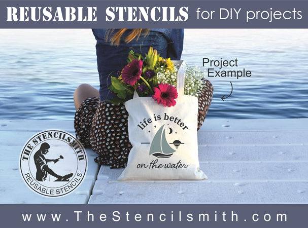 7577 - life is better on the water - The Stencilsmith