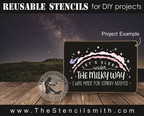 7583 - let's sleep under the milky way - The Stencilsmith