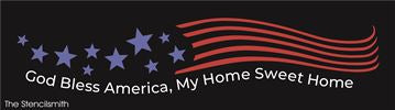 7592 - God Bless America - The Stencilsmith