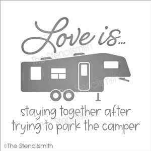 7596 - Love is staying together after - The Stencilsmith