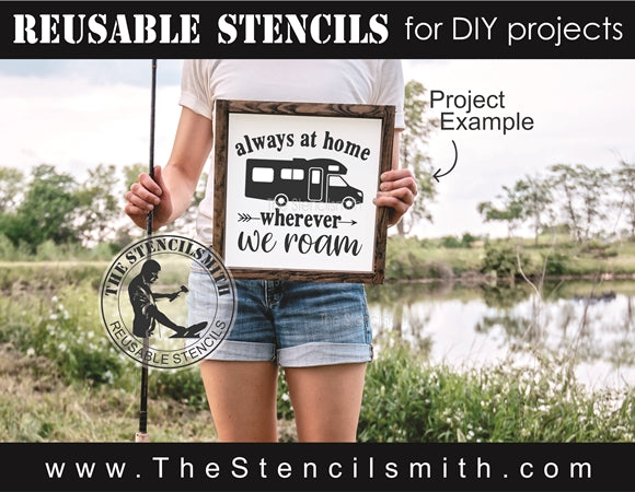 7598 - always at home wherever - The Stencilsmith