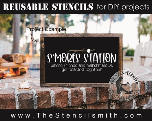 7599 - S'mores Station - The Stencilsmith