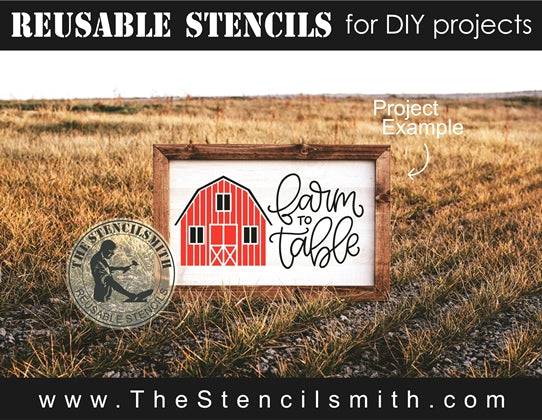 7610 - farm to table - The Stencilsmith