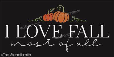 7647 - I love fall most of all - The Stencilsmith