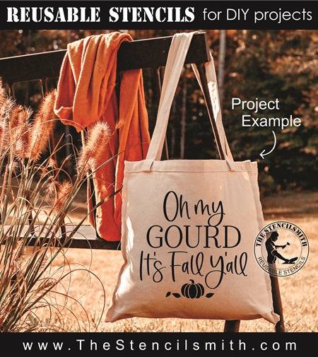 7649 - Oh my gourd it's fall y'all - The Stencilsmith