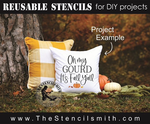 7649 - Oh my gourd it's fall y'all - The Stencilsmith