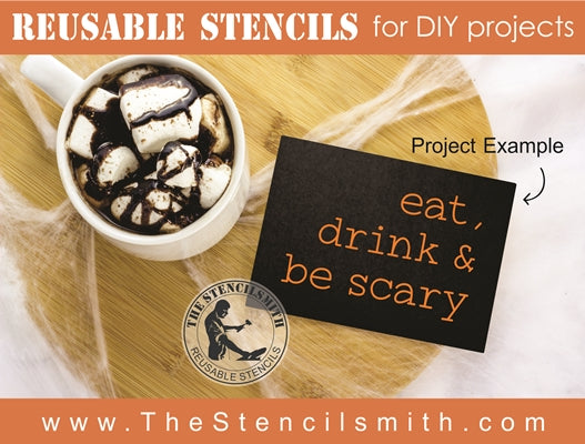 7655 - Halloween phrases - The Stencilsmith