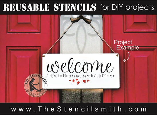 7661 - Welcome let's talk about serial killers - The Stencilsmith