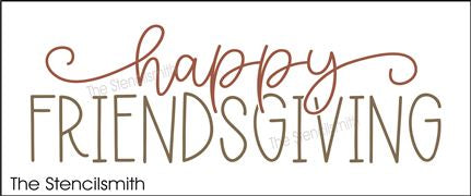 7668 - happy FRIENDSGIVING - The Stencilsmith