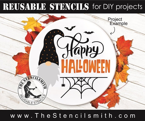 7670 - Happy Halloween (gnome) - The Stencilsmith