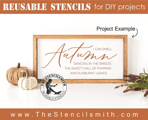 7675 - I can smell Autumn dancing - The Stencilsmith