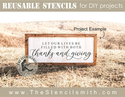 7679 - let our lives be filled with both - The Stencilsmith