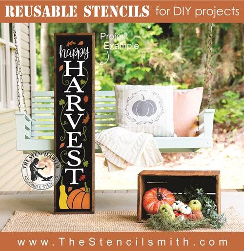 7688 - happy HARVEST - The Stencilsmith
