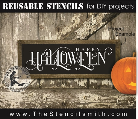 7703 - Happy Halloween - The Stencilsmith