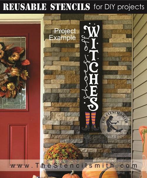 7708 - shoes off witches - The Stencilsmith