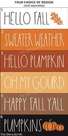 7714 - Fall sayings - The Stencilsmith