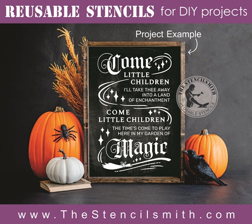 7715 - Come little children - The Stencilsmith