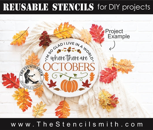 7718 - I'm so glad I live in a world - The Stencilsmith