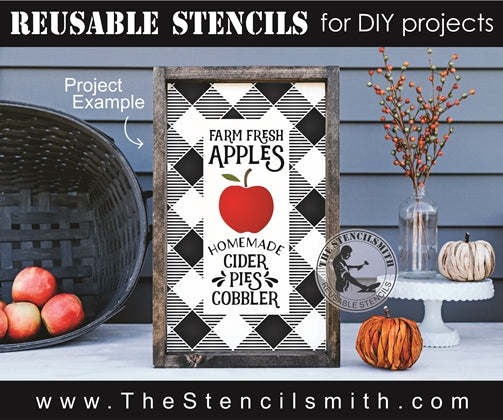 7721 - Farm Fresh Apples - The Stencilsmith