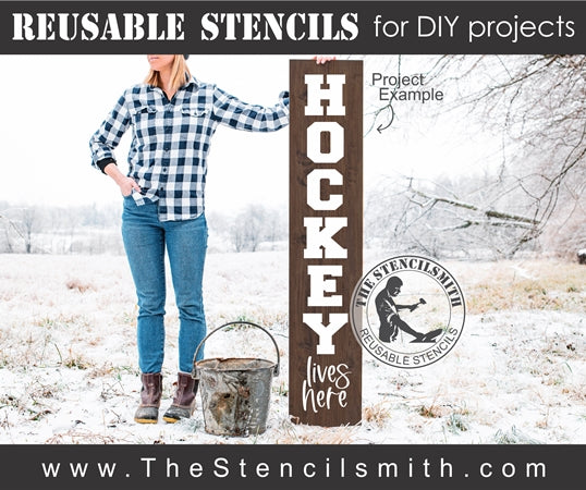 7729 - Hockey Lives Here - The Stencilsmith