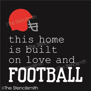 7730 - this home is built on love - The Stencilsmith