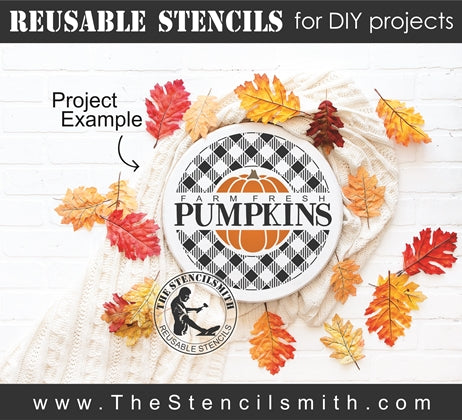 7742 - Farm Fresh Pumpkins - The Stencilsmith