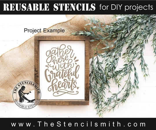 7748 - gather here with grateful hearts - The Stencilsmith