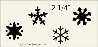 Snowflakes - MED - The Stencilsmith