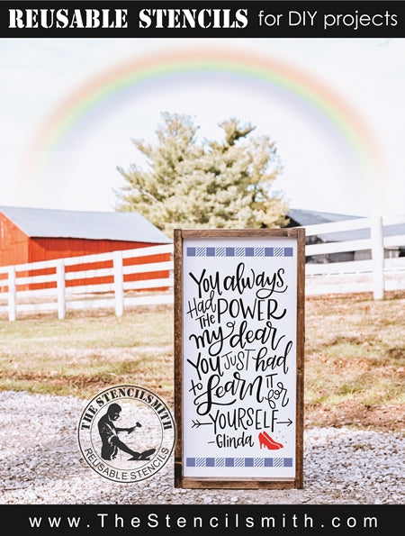 7750 - you always had the power - The Stencilsmith