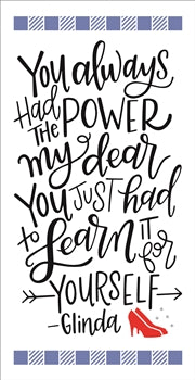 7750 - you always had the power - The Stencilsmith