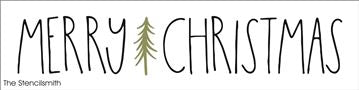 7752 - Merry Christmas - The Stencilsmith