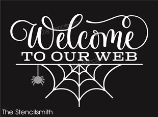 7754 - welcome to our web - The Stencilsmith
