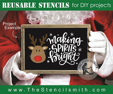 7794 - making spirits bright - The Stencilsmith