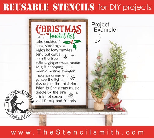 7803 - Christmas Bucket List - The Stencilsmith