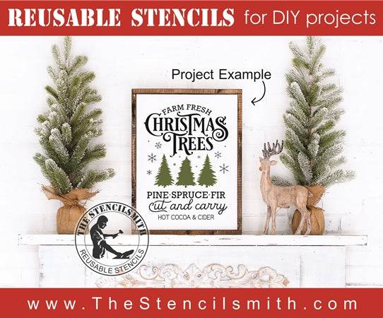 7804 - Farm Fresh Trees - The Stencilsmith