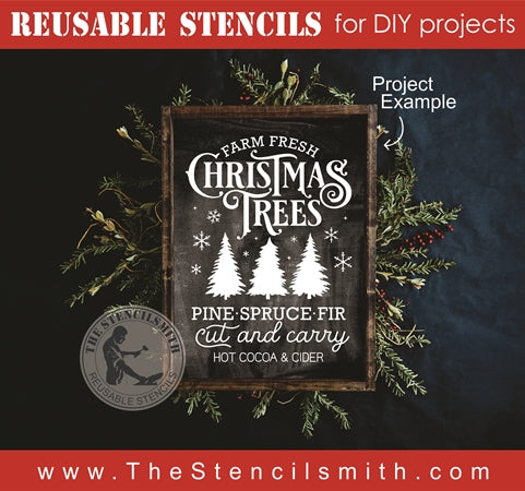 7804 - Farm Fresh Trees - The Stencilsmith