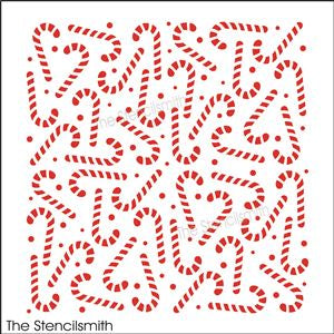 7815 - Candy canes - The Stencilsmith